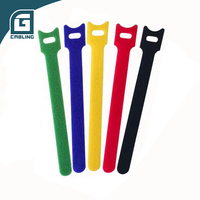 Gcabling Crochet souple coloré Ruban auto-adhésif Ruban double face Attache de câble Petites sangles Velcro pour câbles