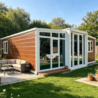 Maison préfabriquée pliable à double aile en acier galvanisé à installation rapide pour la Nouvelle-Zélande