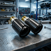Tuyau d'échappement en acier inoxydable JYD, section intermédiaire à haut débit, tuyau de dérivation pour BMW G80 M3 M2 G87 avec embout M