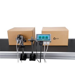 QR 코드 날짜 배치 번호 플렉스 카드 튜브 인쇄 터치 스크린 고속 100m/분에 대한 지속적인 온라인 TIJ 잉크젯 프린터 - Product Image 2