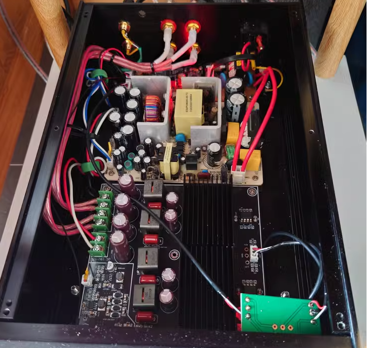 BRZHIFI SAMP-200 Dual Core 2 Channel Power Amplifier 600W for Home