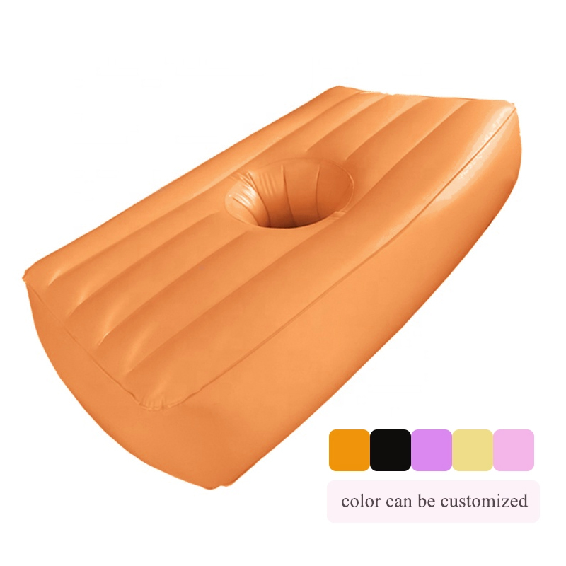 Складная удобная надувная кровать с отверстием