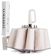<span class=keywords><strong>Parapluie</strong></span> pliant automatique à pli <span class=keywords><strong>inversé</strong></span> pour hommes femmes cadeaux d'affaires réfléchissant coupe-vent imperméable à la pluie Design de luxe moderne - Product Image 5