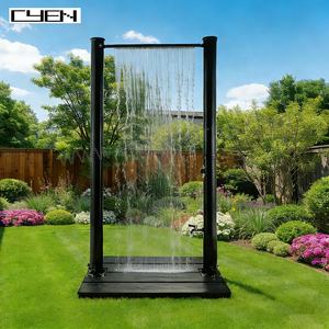 CYEN Nouvelle <span class=keywords><strong>Douche</strong></span> de Jardin Autonome Économe en Énergie, Noire, Réservoir <span class=keywords><strong>40</strong></span> <span class=keywords><strong>L</strong></span>, <span class=keywords><strong>Douche</strong></span> Extérieure <span class=keywords><strong>Solaire</strong></span> - Product Image 1