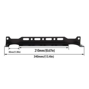 Aluminum Alloy 340mm Engine Oil Cooler Mounting <b>Bracket</b> For Japanese Style Modified Cars OCF002-340 - Product Image 4