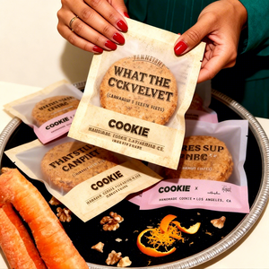 Sacchetti <span class=keywords><strong>biscotti</strong></span> con stampato custom chiaro qualità alimentare laminato termo per ciambella biscotto 1 Cookie - Product Image 3