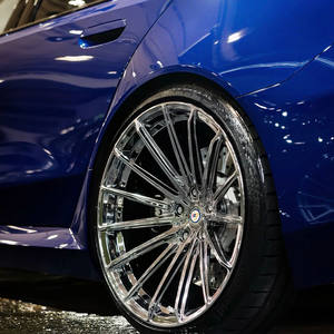 Jante forgée chromée concave profonde YRO 1 pièce en alliage 6061-T6, <span class=keywords><strong>17</strong></span> 18 19 20 21 22 23 24 <span class=keywords><strong>pouces</strong></span>, 5x120 5x112 5x114.3 pour <span class=keywords><strong>BMW</strong></span> Benz Audi - Product Image 1