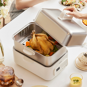 304 Stainless Steel <strong>Multi</strong>-purpose 2-layer Electric Steamer <strong>Cooker</strong> <strong>Multi</strong>-functional Vegetable Food <strong>Steam</strong> <strong>Cooker</strong>