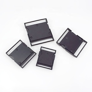 Meetee ap313 màu đen schoolbag phụ kiện Ba lô dây đeo hợp kim khóa con chó cổ áo vành đai Clip nhanh chóng phát hành khóa - Product Image 2