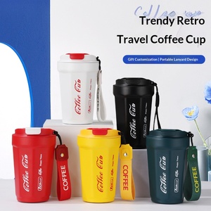 Tasse à café personnalisée en acier inoxydable 304, à haute valeur esthétique et à isolation sous vide - Product Image 1