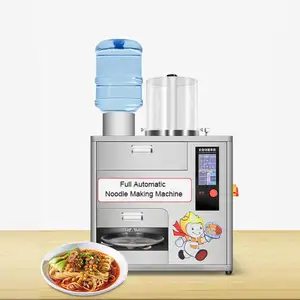 Máquina comercial de macarrão italiano fresco para restaurante, máquina automática de fazer macarrão