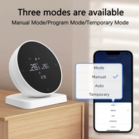 RKHK Smart Tuya WiFi Room Thermostat Nirkabel RF yang Dapat Diprogram untuk Pengontrol Pemanas Lantai Listrik dan Boiler Gas Google Home