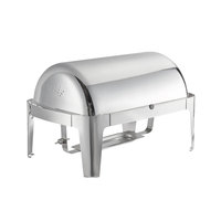 Chauffe-plats de luxe en acier inoxydable pour hôtel restaurant traiteur buffet présentoir chauffant pour restaurants traiteur