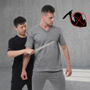 Level 5 Body Protection <b>Stab</b> <b>Proof</b> Elastic Tactical T-Shirt Short Sleeves V Neck Special Fiber Plates Camping <b>Vest</b> Made in China - Product Image 3