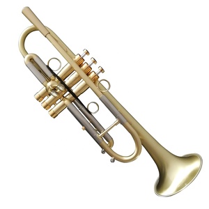 <span class=keywords><strong>Trompette</strong></span> professionnelle Bb, tuyau de direction inversée - Product Image 1