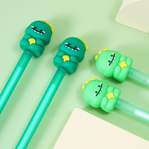 Dinosaur Gel <b>Pen</b> 0.5mm Soft Rubber Kids Office School Stationery Writing Tool - Product Image 3