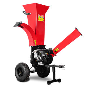 7hp 150mm Longitud de la hoja Aprobado por La CE Trituradora móvil pequeña para pellets de madera - Product Image 1