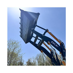 Nouvelle innovation en matière de chargeuses-pelleteuses : chargeuse-pelleteuse à roues avec divers accessoires, homologuée CE. - Product Image 6