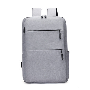 Men's 16-Inch Laptop <b>Backpack</b> <b>Waterproof</b> Business Travel With Logo Customization Shoulder Straps Solid Color - Product Image 2