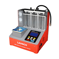 Máquina Limpiadora y Probador de Inyectores de Combustible GDI LAUNCH CNC-801A, 6 Cilindros, Automática, Ultrasónica, para Inyectores de Gasolina