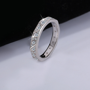 Anillos <span class=keywords><strong>de</strong></span> <span class=keywords><strong>Boda</strong></span> <span class=keywords><strong>de</strong></span> Plata <span class=keywords><strong>de</strong></span> Ley 925 <span class=keywords><strong>de</strong></span> Alta Calidad con Incrustaciones <span class=keywords><strong>de</strong></span> Moissanita en Forma <span class=keywords><strong>de</strong></span> Luna <span class=keywords><strong>para</strong></span> Mujer, Venta al por Mayor <span class=keywords><strong>de</strong></span> Fábrica NORELLE - Product Image 3
