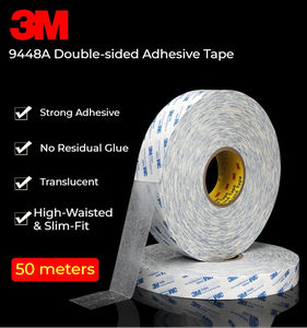 3M 9448A 양면 아크릴 테이프, 얇은 0.15mm 접착 테이프 플라스틱 필름 라미네이션, 폼/명판 접착용 - Product Image 2