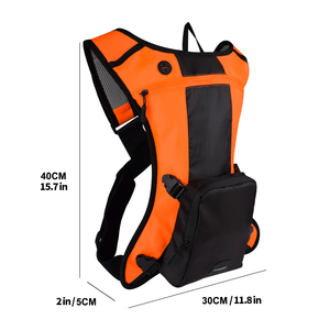 2L Su Torbalı ve Nefes Alabilen File Sırtlı Ultra Hafif Koşu Yeleği, Sıfır Sıçrama Özellikli, Trail Koşusu, Yürüyüş ve Bisiklet Sürüşü İçin - Product Image 6
