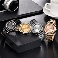 HANNAH MARTIN WATCH FACTORY OEM Montre-bracelet à quartz personnalisée avec logo, étanche 3 bars, mouvement japonais, diamant, montre de luxe pour femme
