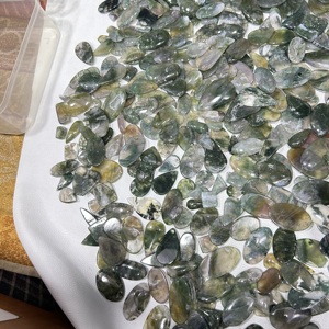 หินอาเกตธรรมชาติอัญมณีทรงวงรีตัดเป็นทรงอัญมณีหลวมสำหรับทำเครื่องประดับ - Product Image 6