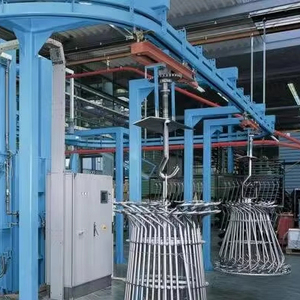 Tốc độ cao liên tục tự động thép tấm đường hầm bắn nổ máy nặng loại bỏ rỉ sét PLC động cơ động cơ bơm lõi được sử dụng - Product Image 6