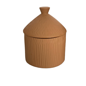 Pot de bougie vide <span class=keywords><strong>en</strong></span> forme de maison de chalet <span class=keywords><strong>en</strong></span> <span class=keywords><strong>terre</strong></span> <span class=keywords><strong>cuite</strong></span> bon marché - Product Image 2
