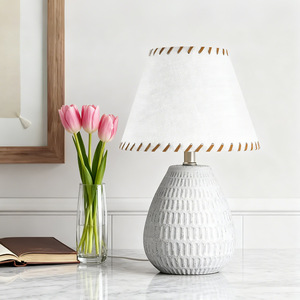 White <b>Bell</b> Fabric Shade <b>Small</b> Round Iron Pendant Light Easy Installation Living Room Chandelier - Product Image 3