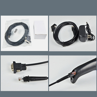 Cobre puro RS232 Serial a Rj50 Escáner de código de barras Lector de código Qr Cable conector para Datalogic D100 D130 GD4130 GD4400 QD2130