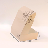 Boîte d'expédition pliable en carton recyclé personnalisée de haute qualité avec logo imprimé, emballage cadeau de marque, gaufrage unique, vente en gros