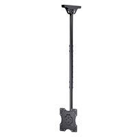 Soporte de Techo Comercial para TV, para Restaurante, Bar, Gimnasio, Clínica, de 17 a 42 Pulgadas, Acero Resistente, Carga de 75 Libras, VESA 200x200