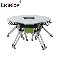 Table d'étude pliable eshintop pour étudiants, nouveau design, table d'entrainement populaire pour étudiants, 2020