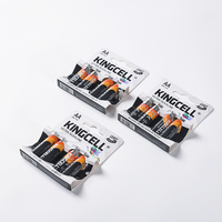 KINGCELL Vente en gros de piles sèches LR6 bon marché de taille AA 1.5v Pile alcaline
