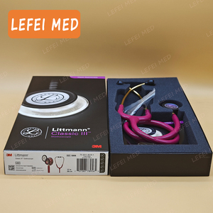 หูฟังแพทย์ Litt-man คุณภาพสูงแบบดั้งเดิม หูฟังแพทย์ Litt-mann รุ่น 5806 สีแดงสตรอว์เบอร์รี หูฟังแพทย์ Litt-mann Classic III - Product Image 6