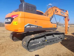 Excavadora de orugas hidráulica de cadena larga DX225LC de 22 toneladas para movimiento de tierras, suministro de fábrica - Product Image 4