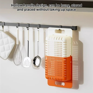 Panier égouttoir pliant et rétractable pour évier, pour le lavage des fruits, légumes, pâtes et vaisselle, avec support pour bols et bassins, passoire de cuisine domestique - Product Image 4