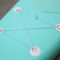 Planche de SUP gonflable pliable double couche de haute qualité pour la course, fabricant d'équipement d'origine