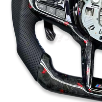 Volant de voiture en fibre de carbone forgée personnalisé LCI Retrofit pour BMW G80 M3 G20 G30 X3 G01 X5 G05 G80 G82 G42 G22 G11 M2 M240i