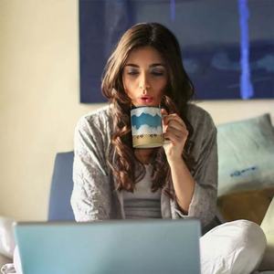 M 15/11oz Tazza da Tè Stampata 3D in Ceramica Shore Tazza da <span class=keywords><strong>caffè</strong></span> Tazza di Gusto Artistico Acqua potabile strumento per il Latte Bere Caldo Tè <span class=keywords><strong>Caffè</strong></span> - Product Image 3