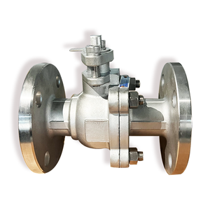 Flange Ball Valve Q41F-16P 1.6 Mpa PTFE Seal Heavy Duty Stainless Steel 316 Manual OEM High Temperature