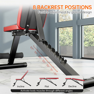 Phiên Bản Mới Trọng Lượng Băng Ghế Dự Bị Có Thể Điều Chỉnh Sức Mạnh Đào Tạo Băng Ghế Dự Bị Cho Đầy Đủ Cơ Thể Tập Luyện Với Nhanh Chóng Gấp - Product Image 6