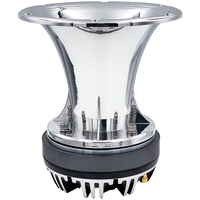 Corne professionnelle de finition chromée résistante aux UV argentée MAX 600W avec haut-parleur de Tweeter en titane à bobine vocale de 2 pouces