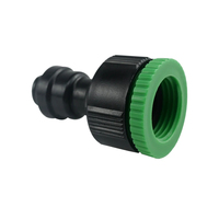 2 Pcs 1/2 3/4 Femelle BSP Garden Quick Water Inlet Hose Tap Connector Fitting Adapter for 6MM or 8MM Misting SSpray System