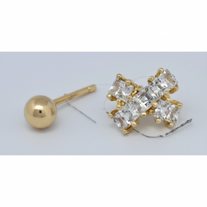 Splendido assortimento di gioielli placcati in oro a sei pezzi per un fascino visivo e accessori alla moda - Product Image 1