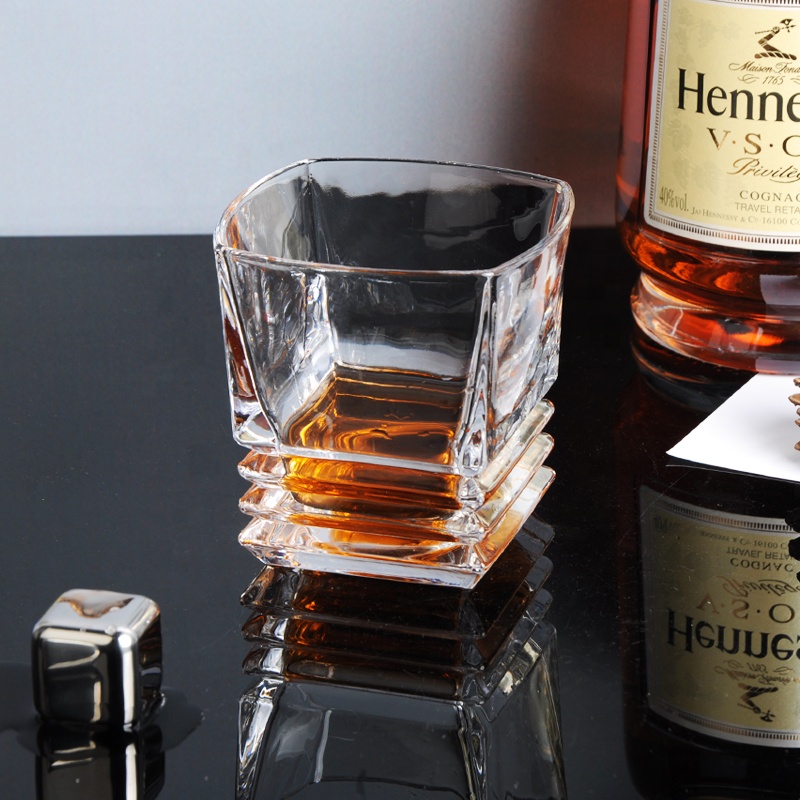 wholesale lead free crystal clear glass wine whisky tumbler cup for liquor drinking