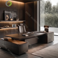 Meubles de bureau personnalisables, bureau de patron, bureau de direction, table de bureau de direction, bureau de luxe, table de patron